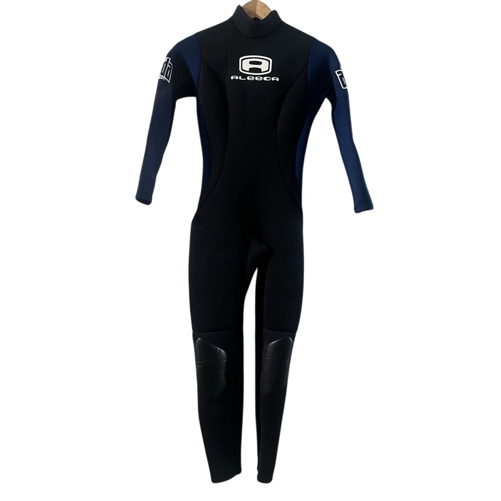 Women's SZ Small Aleeda Wet Suit Blue Black Long sleeve Neoprene Nylon